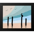 thumbnail image 2 of Tom, Ella 18x15 Black Modern Framed Museum Art Print Titled - Pelican Post I, 2 of 5