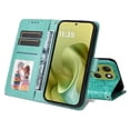 thumbnail image 3 of Funda tipo cartera GANGXUN para Motorola Moto G86 , diseño girasol, cuero PU, soporte, cierre magnético, tarjetero, 3 of 5