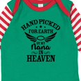 thumbnail image 4 of Inktastic Handpicked for Earth by My Nana in Heaven with Angel Wings Boys or Girls Long Sleeve Baby Bodysuit, 4 of 5