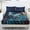 Blue Gold Butterfly Floral, variant on POLERO 3 Piece Sheets Set King Size Bedding Decor Fitted Sheet Set Comfy Stretch Soft 2 Pillowcases and 1 Bedsheet with Standard Pocket 9.8 Inches,Retro Hummingbird Daisy