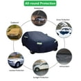 thumbnail image 7 of Sedan Car Cover Outdoor Waterproof Dust-proof Windproof UV Resistant All Weather Protection, Size M, 177x69x59inch, 7 of 7