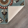 thumbnail image 7 of Transitional 2x8 Area Rug (2'3'' x 7'6'') Floral Seafoam, Beige Indoor Runner Easy to Clean, 7 of 7