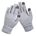 thumbnail image 3 of Clearance!Uooqdmx Gloves with Touchscreen Fingers Gloves for Cold Weather Creative Printing Warm Winter Knitted and Fashionable and Gloves Snowflake Gloves Winter Gloves E One Size, 3 of 3