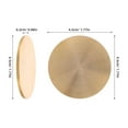thumbnail image 2 of GAXIRE 4Ud Placas De Cobre Dorado Para Estampado Manual Uso Múltiple En Proyectos Creativos, 2 of 7