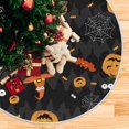 thumbnail image 5 of FMSHPON Halloween Xmas Christmas Tree Skirt Stand Mat for Holiday Party Decoration Indoor Outdoor 48 inches, 5 of 6