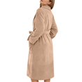 thumbnail image 6 of Gifts for Mom Robe for Women Fluffy Loungewear Oversized Warm Women's Robes Bath Womens Bathrobe Coffee, 6 of 9