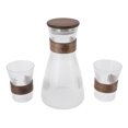 thumbnail image 1 of Water Pitcher and Cup Set, Bedside Water Carafe and Glass Set 2 Cups  for Coffee Juice for Home, 1 of 7