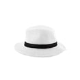 thumbnail image 2 of Men Summer Straw Braided Wide Brim Western Style Beach Sunhat Cowboy Hat White, 2 of 3