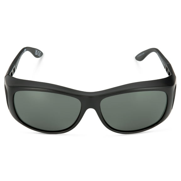 Polar Optics Sport Unisex FO-021 Nomad Fits over Sunglasses Black and Gray