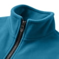 thumbnail image 5 of Polar Fleece Jacket for Men Ghalytn Full Zip Stand Collar Coat - Lightweight Outdoor Top with Pockets, 5 of 7