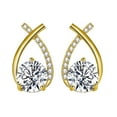 thumbnail image 1 of Fiudx Pendientes de Aro de Circonita, Delicado Conjunto de Piercings, Regalo de Moda para San Valentín, Uso Diario, Accesorio de Fiesta, Regalo para Novia., 1 of 5