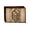 Brown, variant on CCcollections Placemat Coaster 4 sets Eco-Friendly Heat Resistant Easy to Wipe Clean - Small - Light Gold