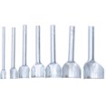 thumbnail image 4 of 7Pcs HalfRound Cutter Punches Carbon Steel 1040mm Leather Hand Engraving Craft Tools, 4 of 10