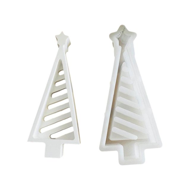Wartleves Molde de silicona para adornos de árbol de Navidad, uno caliente △ю D1P0