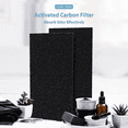 thumbnail image 6 of Fil-fresh FLT4100 HEPA Replacement Filter E for Germ Guardian AC4100, AC4100CA, AC4150BL, AC4150PCA Air Purifier, 2 True HEPA Filter and 8 Carbon Filters, 6 of 9