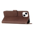 thumbnail image 3 of For Iphone 15 Heart Pattern Skin Feel Leather Phone Case(Brown),iPhone 16 Pro Max, 3 of 7