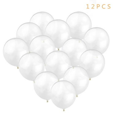 12 Pcs Clear Balloons 12 Inch Balloon Festive Balloons Thickened Balloons Wedding Balloons Latex Balloon