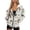 Paw Black Beige, variant on Cow Print Retro Womens Full Zip Hooded Sweatshirts Hoodies Pullover Jackets Drop Shoulder Long Sleeve Y2K Athletic Jackets Top Sweatshirt Hoodie Winter Fall Clothes,2XL,Skeleton Mushroom,Halloween