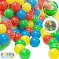 thumbnail image 1 of Set de 200 Pelotas de Colores 5.5cm Bolsa de Transporte Spielwerk, 1 of 4
