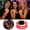 Pink, variant on 3PC Led Light Up Bracelets with Clasp, Glow in the Dark Party Supplies Neon Rave Accessories Cool Halloween Birthday Party Favors