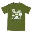 thumbnail image 3 of Camisetas de algodón para hombre y mujer, con el logo de Peanuts, Snoopy y Charlie Brown, divertidas camisetas de manga corta y cuello redondo, camisetas de verano, 3 of 5