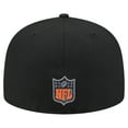 thumbnail image 4 of Men's New Era  Black Denver Broncos Color Pop 59FIFTY Fitted Hat, 4 of 5
