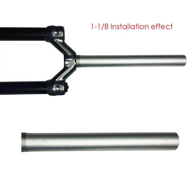 thinsony Kit de Réparation de Fourche avant de Vélo Tube de Tête Outils de Vélo Argent Droit