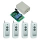 thumbnail image 2 of Módulo de relé de control remoto de relé inalámbrico DC 12V 433mhz 2 transmisor receptor Talla4 Zulema Controlador de recepción inalámbrico, 2 of 6