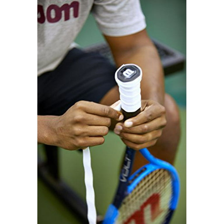 Wilson Pro Tennis Racket Overgrip, White - 30 Pack 