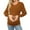 Brown, variant on Bovxnpu Maternity Clothes For Women, Women's Maternity Shirts Long Sleeve Pregnancy Tops, Pregnant Women's Clothing Can Be Worn As A Versatile Round Neck Long Sleeved Top With A Base Layer S