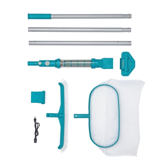 Open Box Bestway AquaSurge Swimming Pool Maintenance Accessory Kit with Vacuum