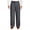 Dark Grey, variant on Mens Wide Leg Fleece Lined Dress Pants Old Money Baggy Elastic Waist Relaxed Trousers