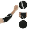 thumbnail image 3 of Ofertas Únicas 2 Pcs Almohadillas de Codo Transpirables Medianas Almohadillas de Codo Cómodas para Deporte Negras, 3 of 6