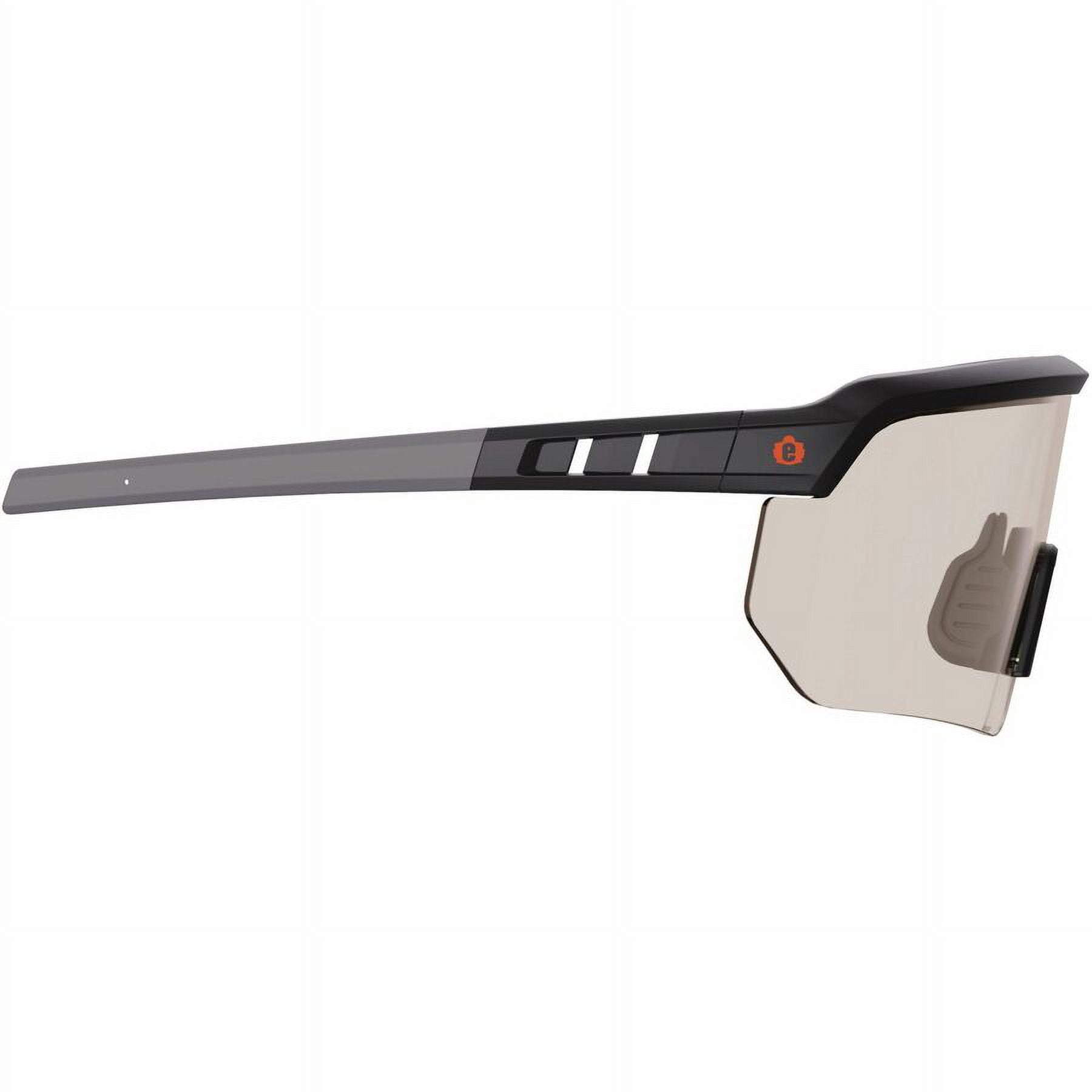 Ergodyne AEGIR Enhanced Anti-Fog Safety Glasses, Matte Black Frame