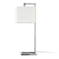 thumbnail image 4 of Evelyn&Zoe Grayson 26" Tall Table Lamp with Fabric Shade, Polished Nickel/White, 4 of 9