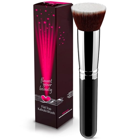 ACDANC Flat Top Kabuki Foundation Brush By-Premium Makeup Brush for Liquid,Cream,And Powder-Buffing,Blending,And Face-Buffing Face Brush 1.2" Top Diameter