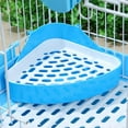 thumbnail image 4 of Triangle Potty Trainer Corner  Pet Toilet Small Animal Litter Box for Hamster Rabbit Bunny Chinchilla Guinea Pig Ferret Gerbil, 4 of 5