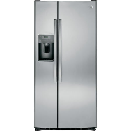 GE Appliances GSS23GSKSS 33 Inch Freestanding Side by Side Refrigerator Stainless