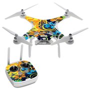 Tropical Flowers DJI Phantom 3 Professional Skin Skins Vinyl Decal Kit