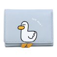 thumbnail image 2 of SUTENGDA 3D Duck Wallet  Mini Folding Purse  Holder ID Window Purse  Multi Slot Card Pack  Purpel, 2 of 7