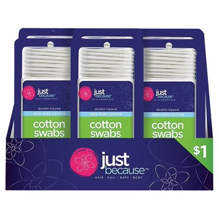 flp llc 9884 Just Because, 250 Count, Cotton Swabs