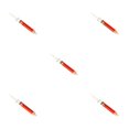 thumbnail image 2 of Transemion Ballpoint Pen Portable Pocket Backpack Home School Study Students Stationery Supplies for Kids Children Color Random 1 5Set, 2 of 6