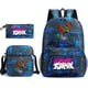 thumbnail image 1 of Set de mochilas escolares Black Fridays Nights Anime para niños, 1 of 1
