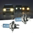 thumbnail image 4 of UHUSE 2pcs H4/HB2 9003 Xenon White 12V 55W 6000K Bright Light Halogen Headlight Bulb, 4 of 6