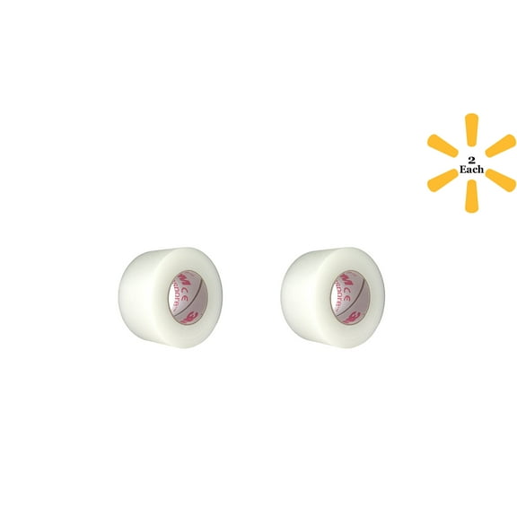 3M Medical Tape Transpore Porous Plastic 1 Inch X 10 Yard Transparent, 2 Rolls - 1527-1