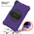 thumbnail image 4 of Dteck Case for Samsung Galaxy Tab A 8.0-inch T290 T295 (2019 Released) ,Shockproof Rubber Hybrid EVA Protection Hand /Shoulder Strap Hard Kickstand Back Cover,Purple+Black, 4 of 6