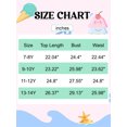thumbnail image 2 of Usaibhir Girl's Solid Cut Out Sleeveless One Piece Swimsuit Bathing Suits Swimwear Beachwear for Kids 7-14 Years, 2 of 11