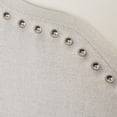 thumbnail image 2 of Austell Fabric Headboard, Queen/Full Headboard, Light Grey, 2 of 4