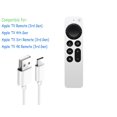 thumbnail image 2 of Cable cargador USB-C LIAUBN de 6 pies para control remoto de Apple TV, 2 of 7