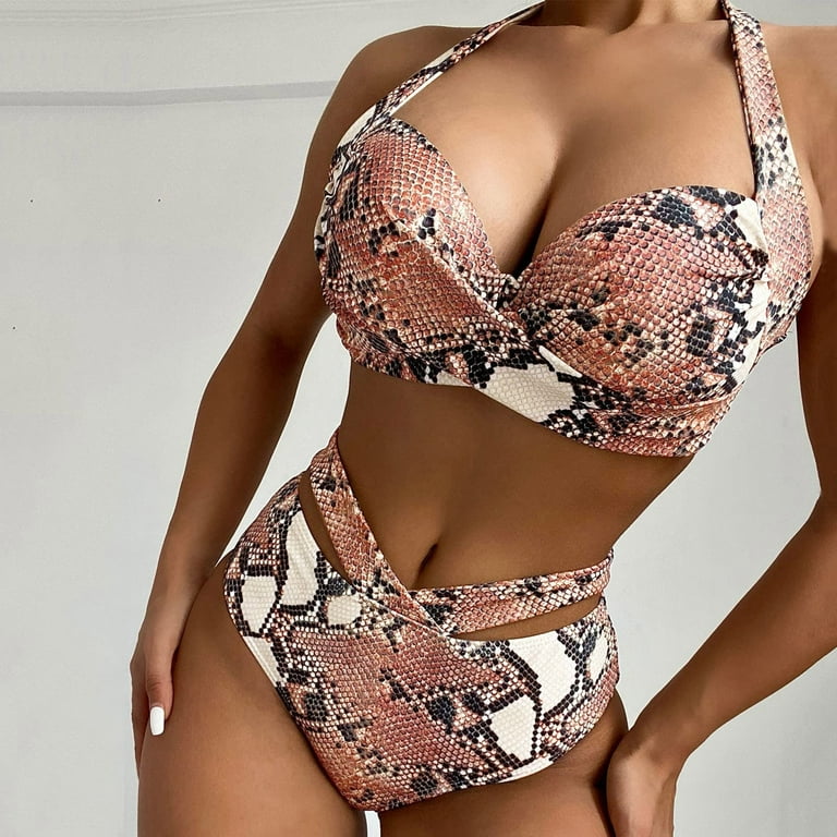 Two Piece Sets For Women Sexy Sexy Women Fashion Bikini Leaves
